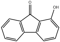 1-ヒドロキシ-9H-フルオレン-9-オン 化学構造式