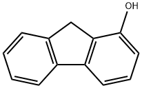 9H-フルオレン-1-オール 化学構造式