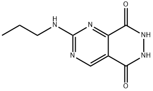 9-propylamino-3,4,8,10-tetrazabicyclo[4.4.0]deca-6,8,10-triene-2,5-dio ne Structure