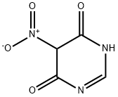 5-ニトロピリミジン-4,6(1H,5H)-ジオン 化学構造式