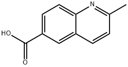 2-甲基-6-喹啉羧酸, 635-80-3, 结构式