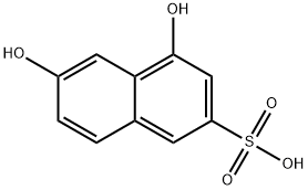 4,6-ジヒドロキシ-2-ナフタレンスルホン酸 化学構造式