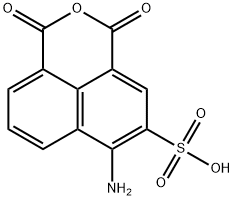 4-amino-3-sulfo-1,8-naphthalic anhydride Struktur