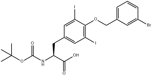 BOC-3,5-DIIODO-TYR(3'-BROMO-BZL)-OH Struktur