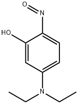 2-ニトロソ-5-(ジエチルアミノ)フェノール 化学構造式