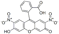 2-[6-Hydroxy-2,7-dinitro-3-oxo-3H-xanthen-9-yl]benzoic acid Structure