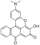 3-(Dimethylamino)-6-hydroxynaphtho[3,2,1-kl]xanthene-7,9-dione Structure
