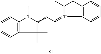 2-(2-(2,3-Dihydro-2-methyl-1H-indol-1-yl)vinyl)-1,3,3-trimethyl-3H-indoliumchlorid