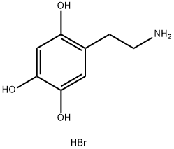 6-羟基多巴胺氢溴酸盐, 636-00-0, 结构式
