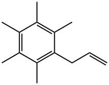 3-(2,3,4,5,6-ペンタメチルフェニル)-1-プロペン 化学構造式
