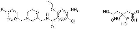 MOSAPRIDE CITRATE DIHYDRATE Structure