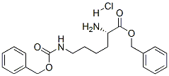 N6-Cbz-L-赖氨酸苄酯盐酸盐 结构式