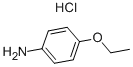 p-フェネチジン塩酸塩 化学構造式