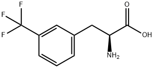 3-三氟甲基-DL-苯丙氨酸 结构式