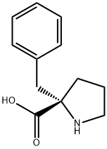 (S)-2-苄基-DL-脯氨酸盐酸盐 结构式