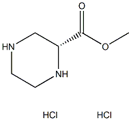 R)-(+)-哌嗪-2-羧酸甲酯双盐酸盐, 637027-25-9, 结构式