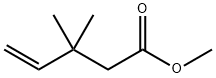 3,3-ジメチル-4-ペンテン酸メチル 化学構造式