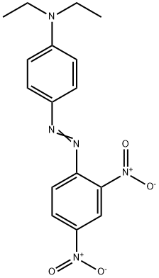 4'-(ジエチルアミノ)-2,4-ジニトロアゾベンゼン 化学構造式