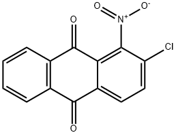 1-Nitro-2-chloroanthraquinone Structure