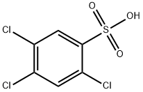 Sodium 2,4,5-trichlorobenzenesulphonate Structure