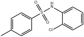 N-(2-氯苯基)-4-甲基苯磺酰胺, 6380-05-8, 结构式