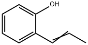 2-(1-プロペニル)フェノール 化学構造式