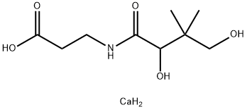DL-泛酸钙 结构式