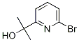 2-(6-ブロモピリジン-2-イル)プロパン-2-オール 化学構造式