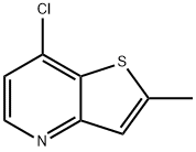 7-Chloro-2-Methyl-thieno[3,2-b]pyridine Structure
