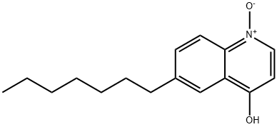 6-Heptyl-4-quinolinol 1-oxide Structure