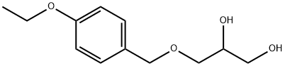 3-(p-Ethoxybenzyloxy)-1,2-propanediol Structure