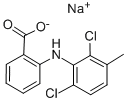 メクロフェナミン酸ナトリウム一水和物 化学構造式