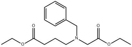 4-(BENZYL-ETHOXYCARBONYLMETHYL-AMINO)-BUTYRIC ACID ETHYL ESTER Struktur