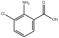 2-氨基-3-氯苯甲酸 结构式