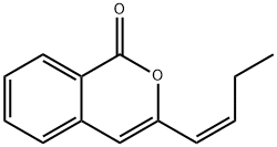 3-[(Z)-1-ブテニル]-1H-2-ベンゾピラン-1-オン 化学構造式