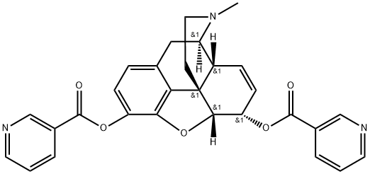 ニコモルフィン 化学構造式