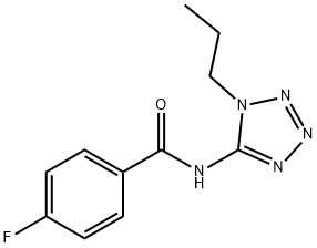 Benzamide, 4-fluoro-N-(1-propyl-1H-tetrazol-5-yl)- (9CI)|