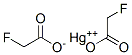 ジ(フルオロ酢酸)水銀(II) 化学構造式