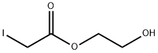 Iodoacetic acid 2-hydroxyethyl ester Structure