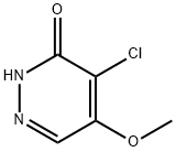 4-氯-5-甲氧基哒嗪-3(2H)-酮 结构式