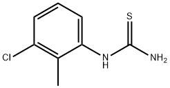 1-(3-氯-2-甲基苯基)-2-硫脲 结构式