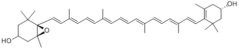 环氧玉米黄素, 640-03-9, 结构式