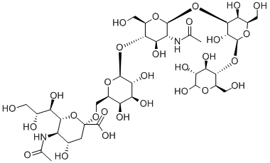 人乳寡糖LSTc, 64003-55-0, 结构式