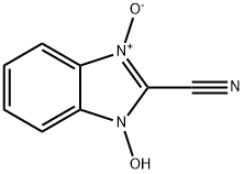 1H-Benzimidazole-2-carbonitrile,1-hydroxy-,3-oxide(9CI) Structure