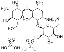 卡那霉素二硫酸盐, 64013-70-3, 结构式
