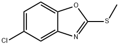 5-氯-2-(甲硫基)苯并[D]噁唑 结构式