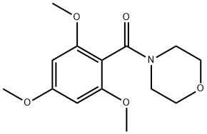 4-(2,4,6-Trimethoxybenzoyl)morpholine 结构式