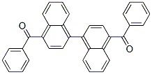 4,4'-dibenzoyl-1,1'-binaphtyl Structure