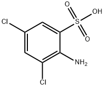 2-Amino-3,5-dichlorobenzenesulfonic acid Struktur