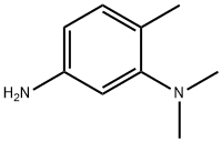 (5-アミノ-2-メチルフェニル)ジメチルアミン 化学構造式